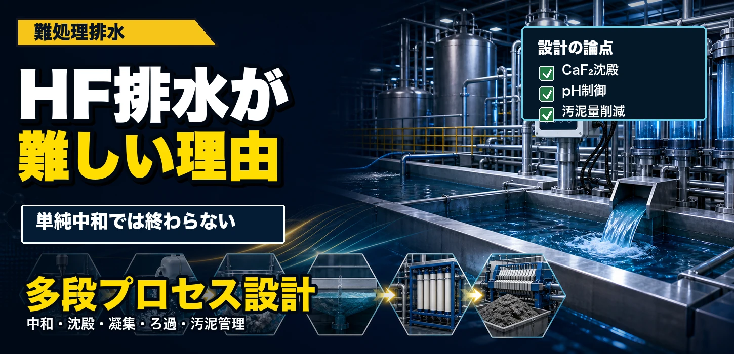 フッ化水素排水の処理はなぜ難しいのか